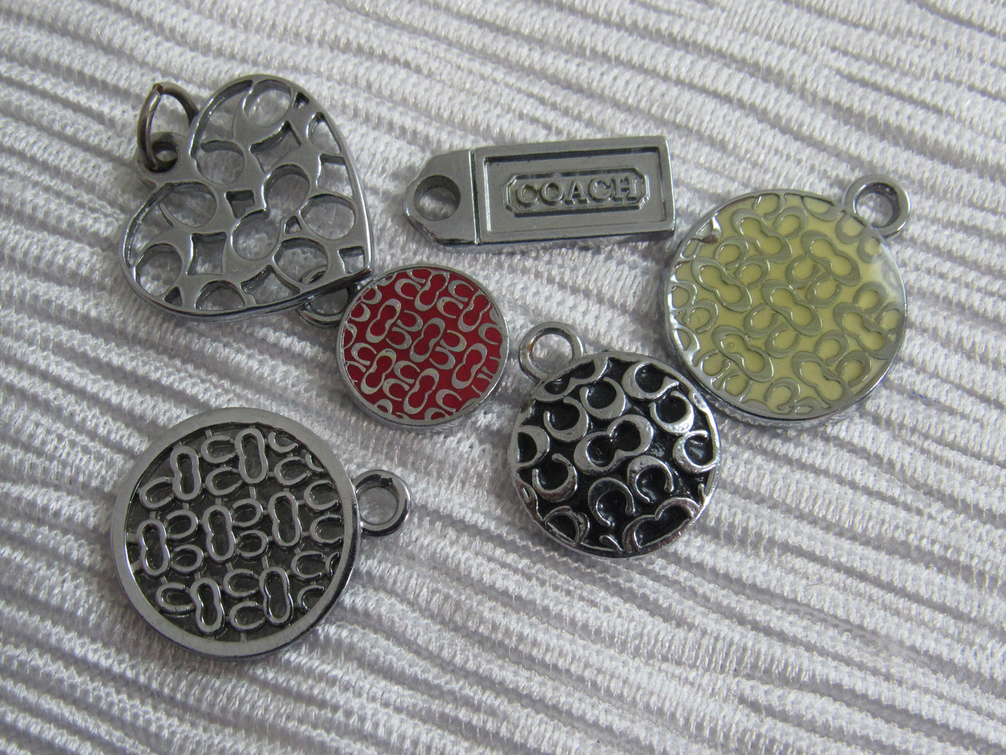 Coach Bundle Of 6 Necklace Charms!