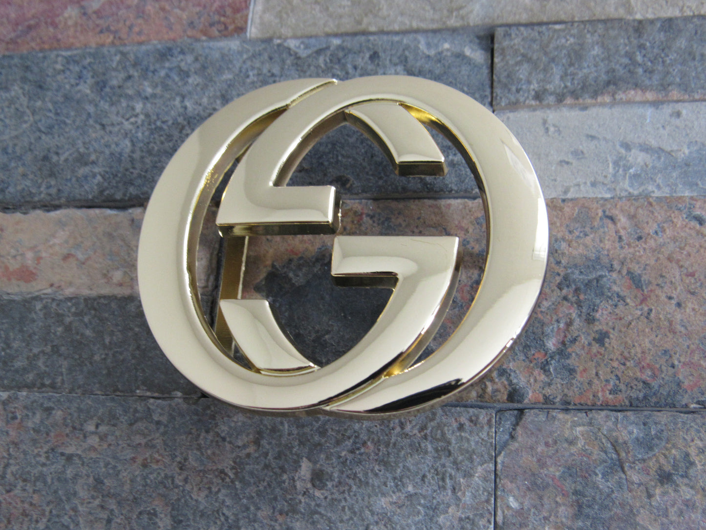 Gucci Gold Interlocking G Belt Buckle!