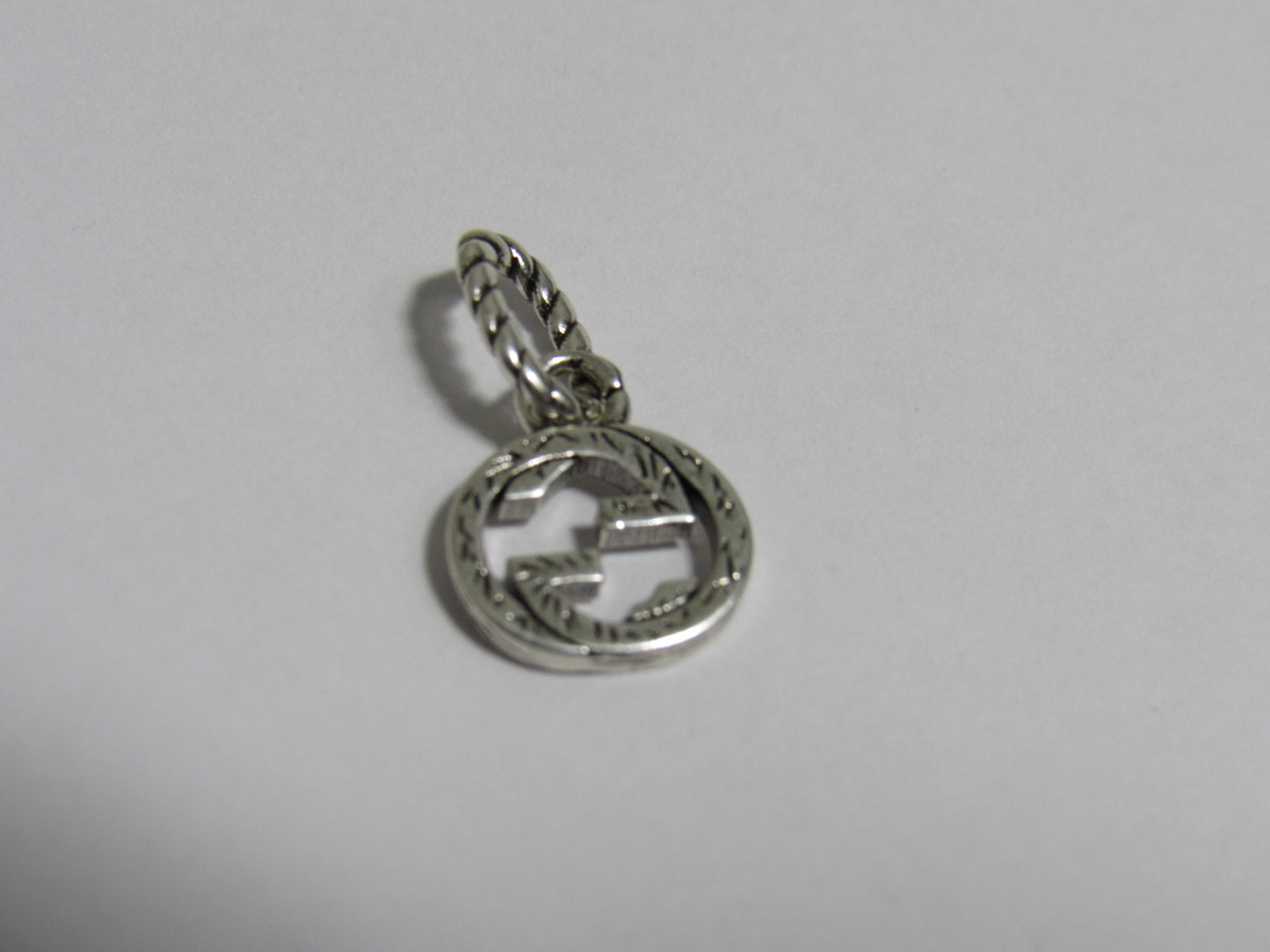 Gucci Silver Pendant Charm Upcycled Unmarked!