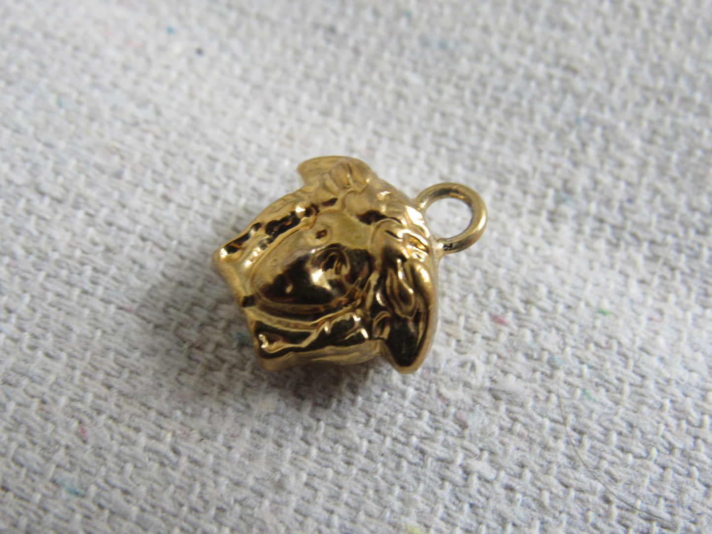 Versace Vintage Gold Tone Medusa Head Pendant Charm!