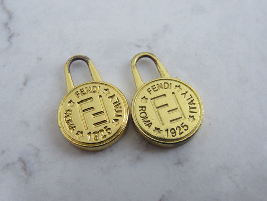 Bundle Of 2 Vintage Fendi Zipper Pulls!