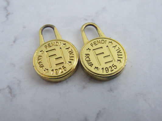 Bundle Of 2 Vintage Fendi Zipper Pulls!