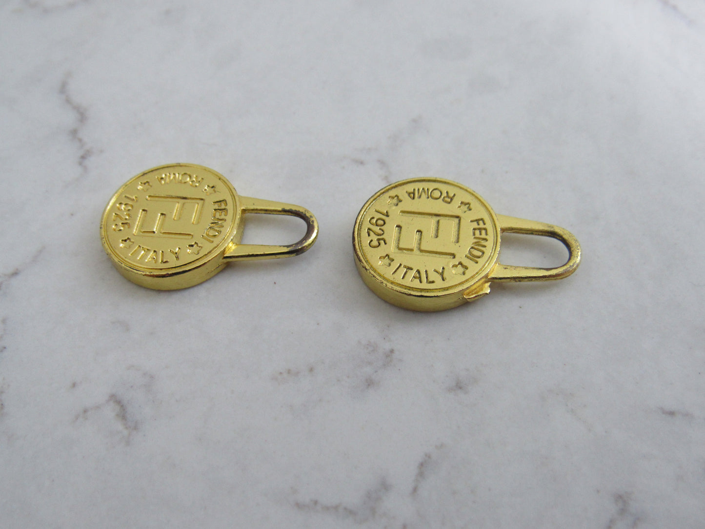 Bundle Of 2 Vintage Fendi Zipper Pulls!