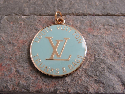 Louis Vuitton Trunks And Bags Sky Blue Baked Handbag Charm!