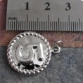 Chanel Paris 5 Steel Embossed Oval Zipper Pull Charm!