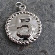 Chanel Paris 5 Steel Embossed Oval Zipper Pull Charm!