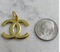 Chanel Vintage Gold CC Zipper Pull Charm!