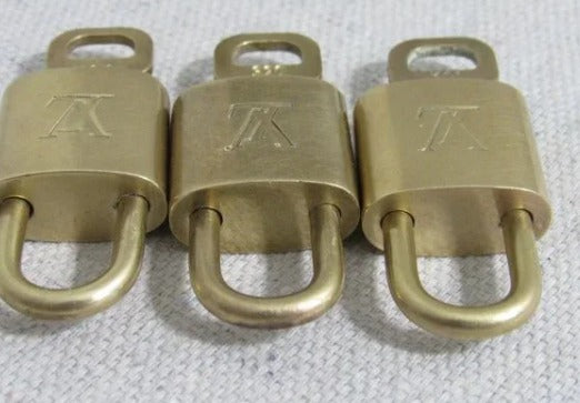 Lot Of 3 Louis Vuitton Vintage Padlock And Key Sets!