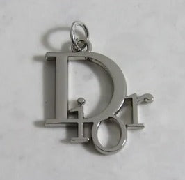 Dior Retro Silver Zipper Pull Handbag Or Wallet Charm!