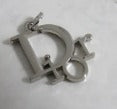 Dior Retro Silver Zipper Pull Handbag Or Wallet Charm!