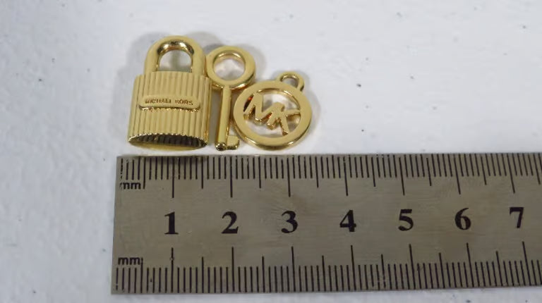 Bundle of 3 Michael Kors Key Padlock Charms!