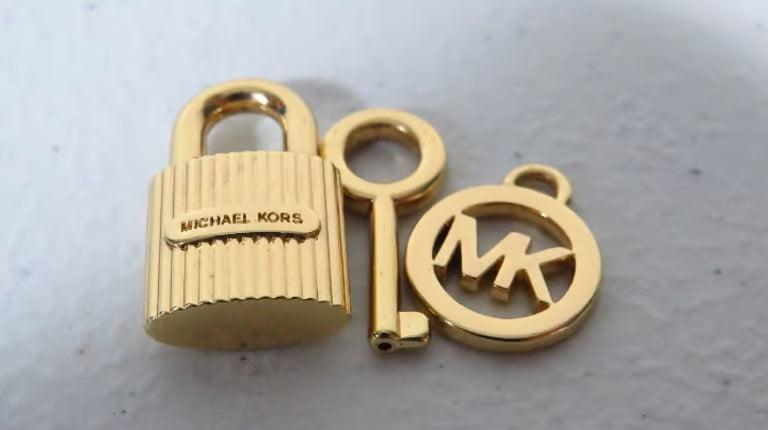 Bundle of 3 Michael Kors Key Padlock Charms!
